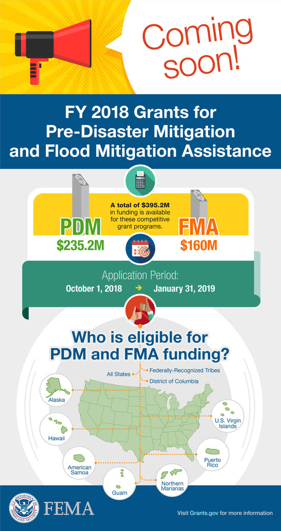FY 2018 Grants for PDM and FMA