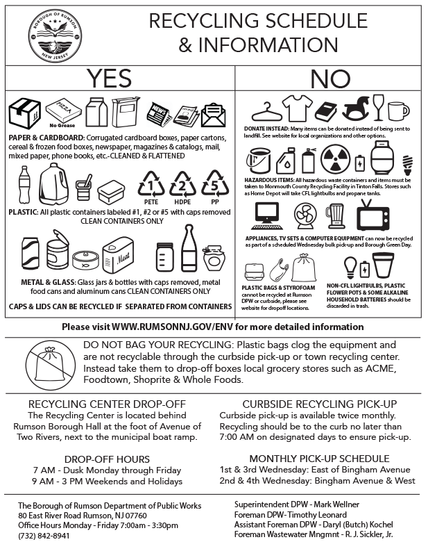 2020 Recycling Flyer